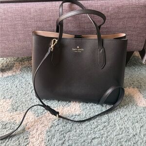 Kate Spade Dark Gray Leather Tote